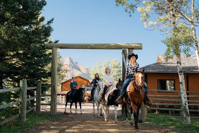 Randonnée à cheval d'une heure et demie dans la vallée de Vista à Kananaskis