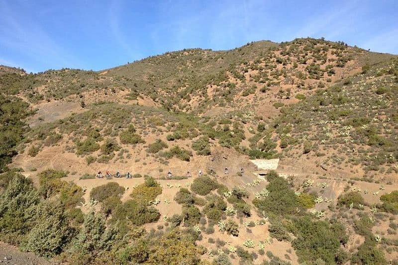 Excursion en VTT Montagnes de l'Atlas pour débutants au départ de Marrakech