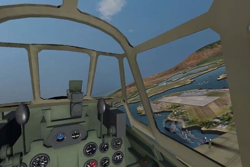 Expérience de réalité virtuelle Skies Over Pearl Harbor