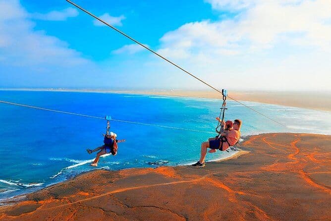 Aventure de tyrolienne à travers Sal Island