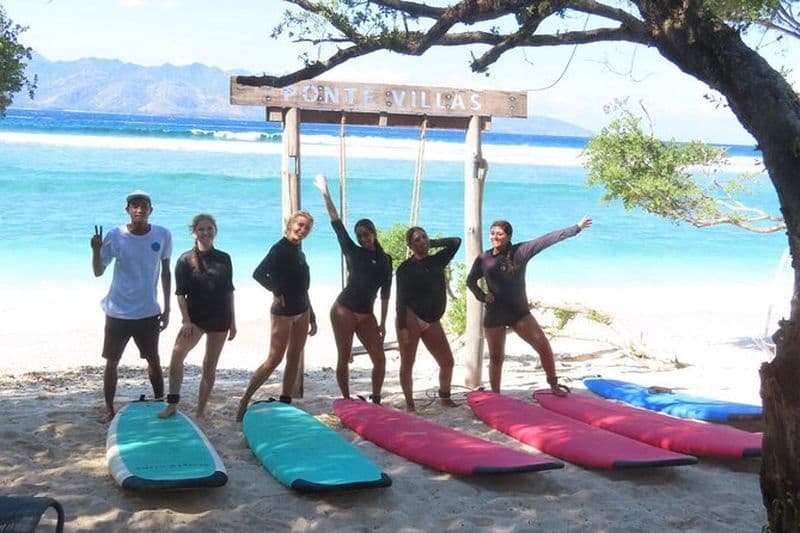 Cours de surf privés à Selong Belanak Lombok