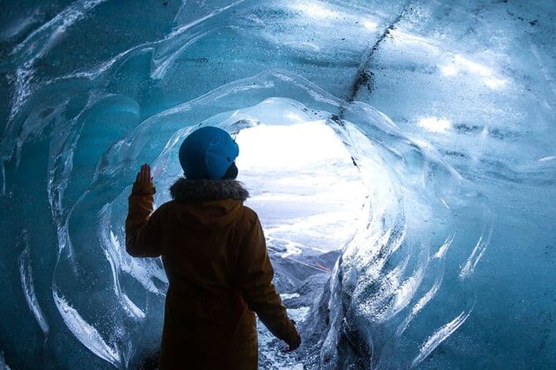 Billet Visite de la grotte de glace de Katla et des cascades de la côte sud au départ de Reykjavík