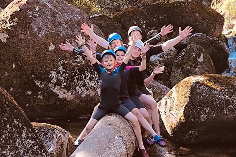 River Trekking through wild lagoons and Waterfalls