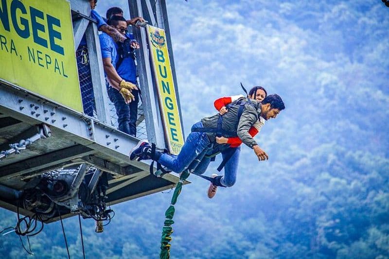 Aventure privée de saut à l'élastique à Pokhara