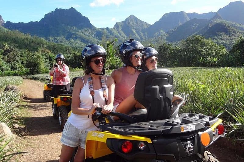 Petit Tour Quad 2h30 Excursion en Quad à Moorea (mono ou biplace)