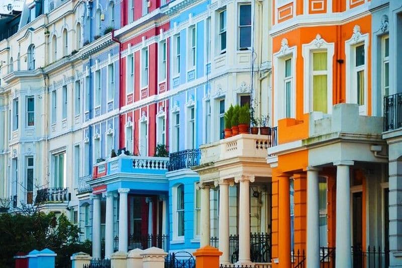 Londres : visite à pied autoguidée de Notting Hill avec une application