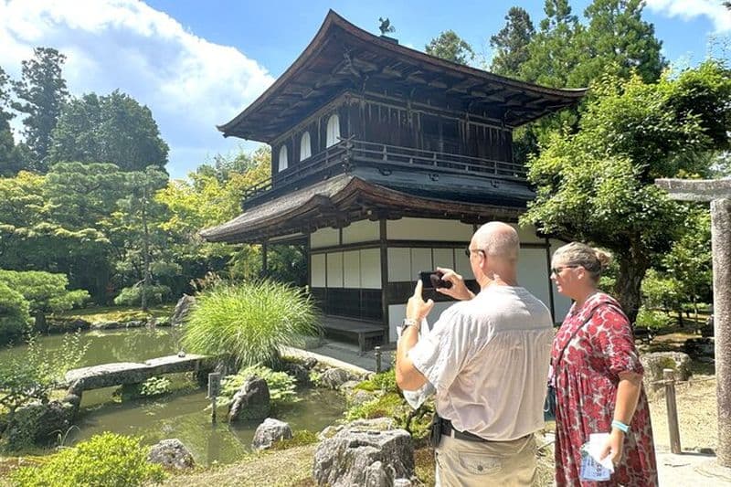 Kyoto: Découvrez le Kinkaku-ji et le Ginkaku-ji en un seul tour