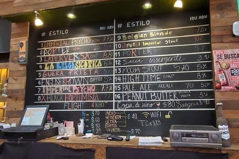 Dégustation de bière artisanale Baja