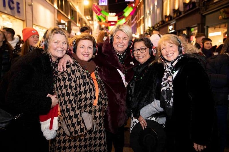 Londres Boogie Chaussures Silent Disco Tour de Noël