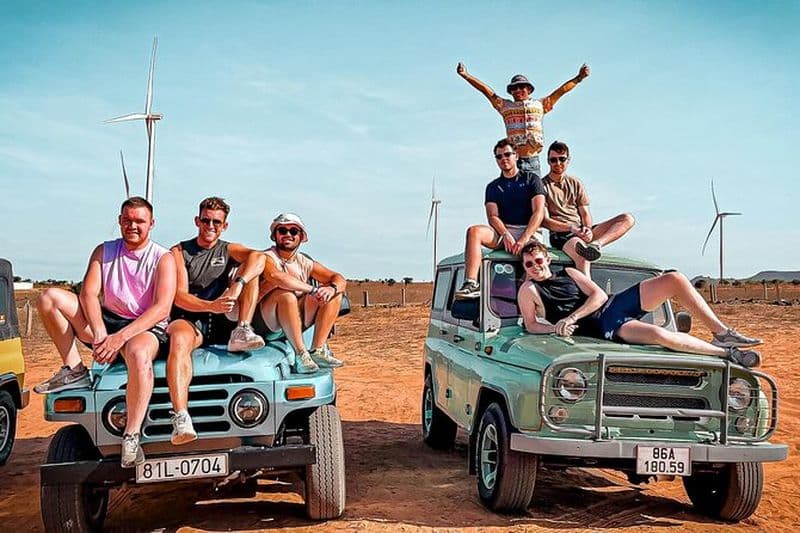 De HCM/Mui Ne: Dunes de sable et visite facultative en jeep du lever/coucher du soleil