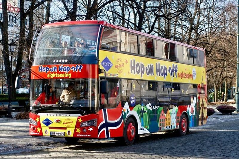 Oslo : 24 heures Hop-On Hop-Off Billet de bus touristique GrayLine