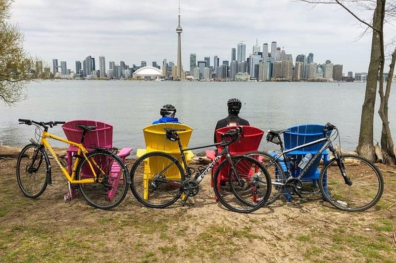 Visite guidée à vélo - secteur riverain, île et distillerie de Toronto