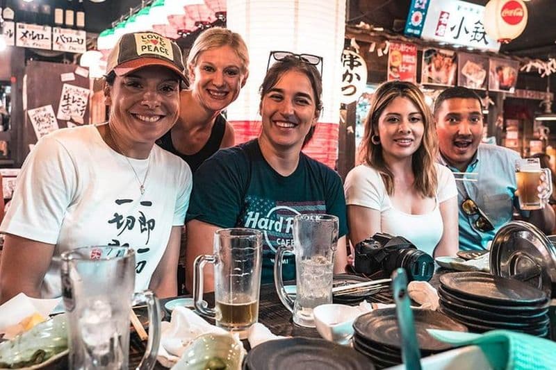 Osaka Backstreet Nightlife & Street Food Walking Tour