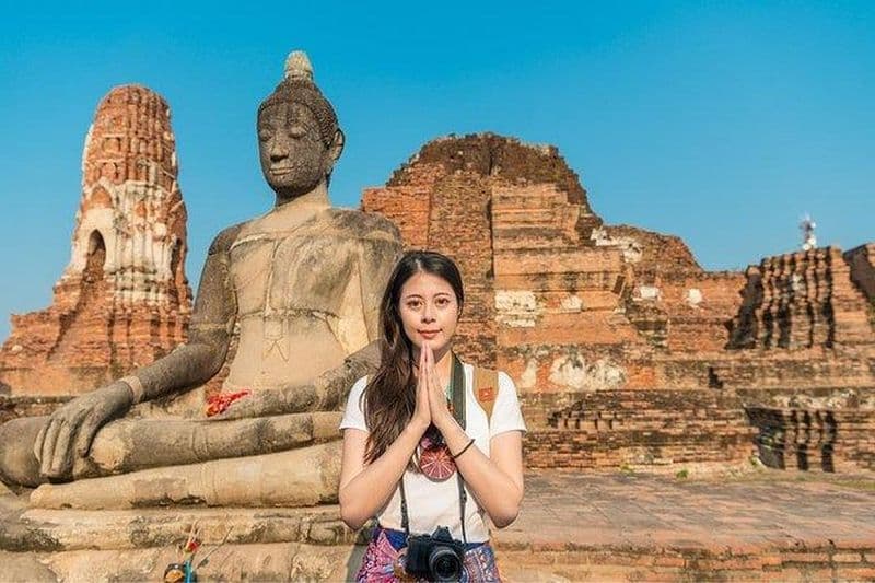 De Bangkok: excursion d'une journée dans l'ancienne Ayutthaya, chauffeur privé et guide