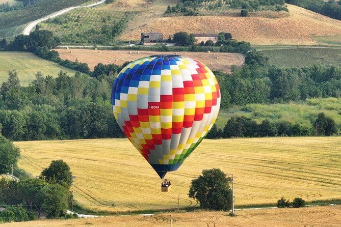 Montgolfière privée à Pienza, Montalcino et Val D'orcia