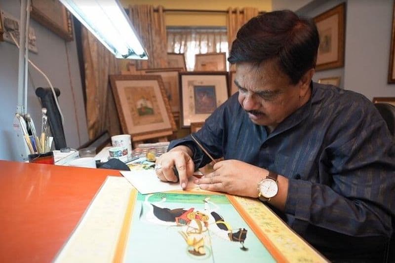 Atelier privé de peinture miniature à Jaipur avec Master Artist
