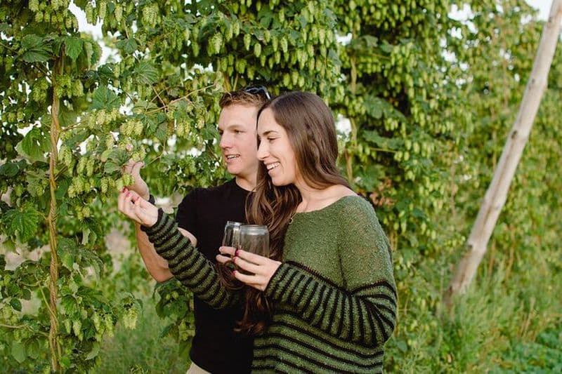Visite sensorielle de la ferme de houblon et de la bière de Yakima Valley