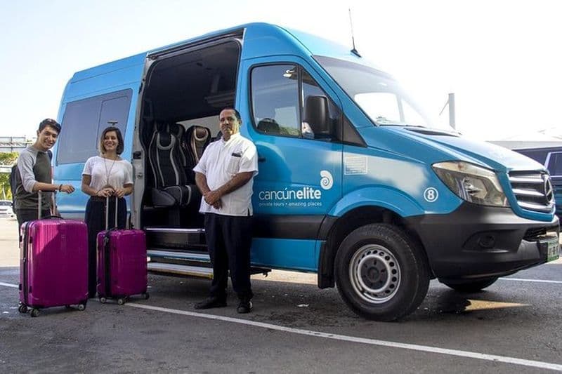 Transport aller-retour privé à l'aéroport de Cancun