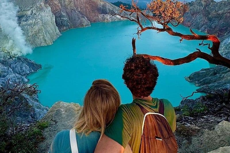 Randonnée d'une journée sur le mont Ijen, visite guidée du feu bleu de nuit