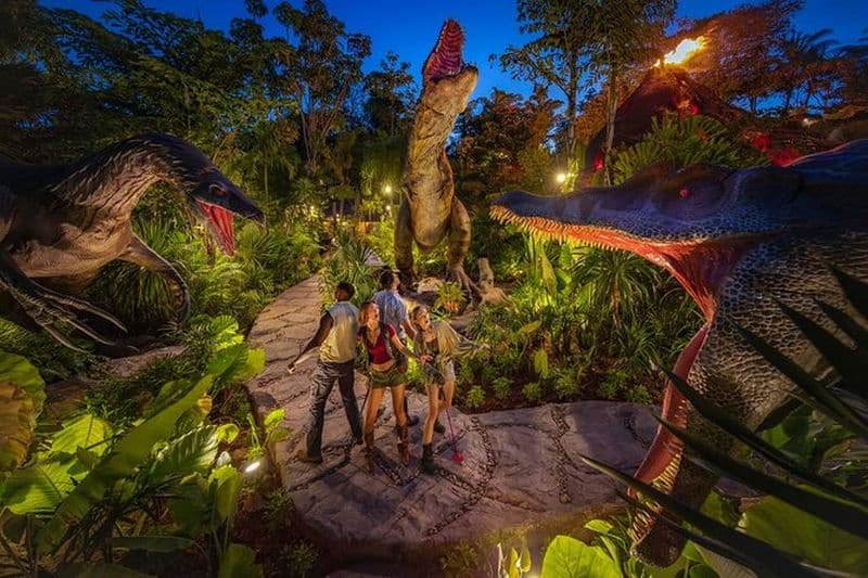 Billet exclusif pour le mini-golf Jurassic au Dino Park Phuket