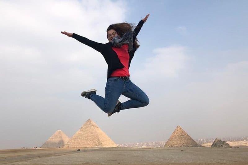 Visite privée Grand Musée égyptien Pyramides de Gizeh Sphinx et VTT