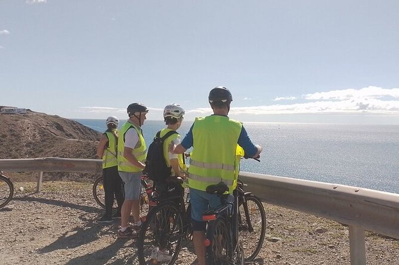 Visite panoramique de la côte sud en vélo électrique Tapas de pêche en option