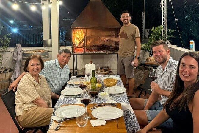 Mendoza: Faire un barbecue argentin Asado w / Hôte local et dégustation de vin