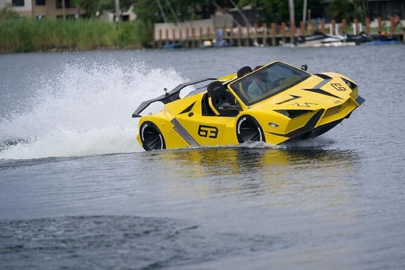 LamBOAT 2 Seater Sports Car Style Jet Boat
