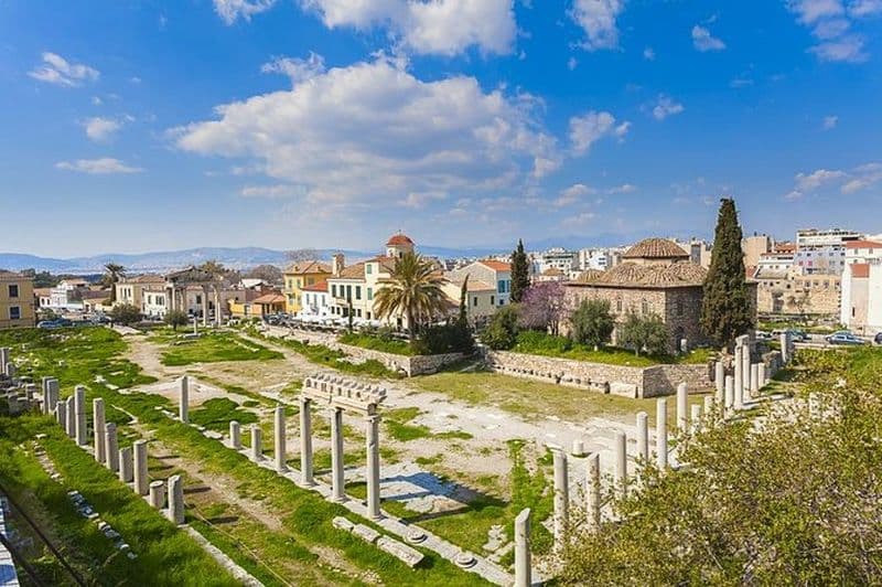 Excursion privée à pied : monuments de l'Agora antique, de la Plaka et de Monastiraki