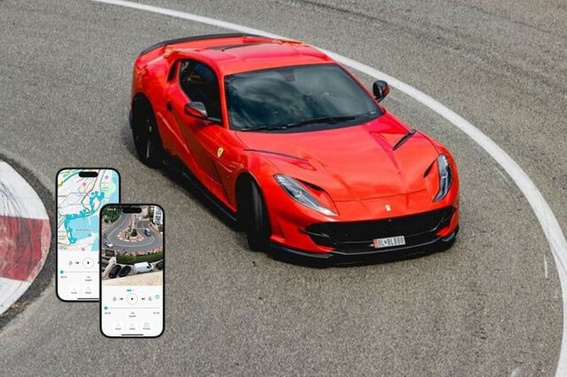 Circuit de Formule 1 de Monaco Visite à pied avec application