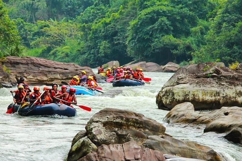 Rafting en eaux vives à Kitulgala