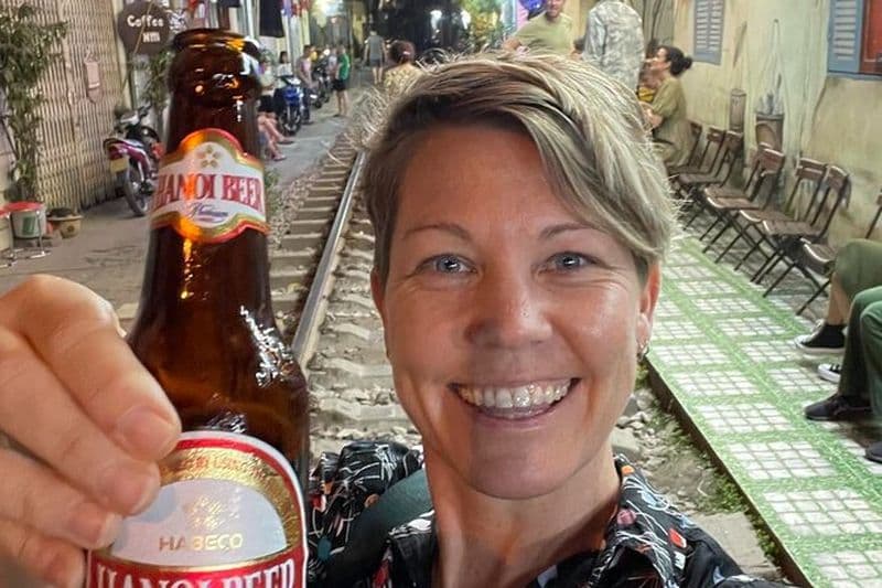 Visite à pied des plats de rue et de la route du patrimoine du vieux quartier de Hanoi