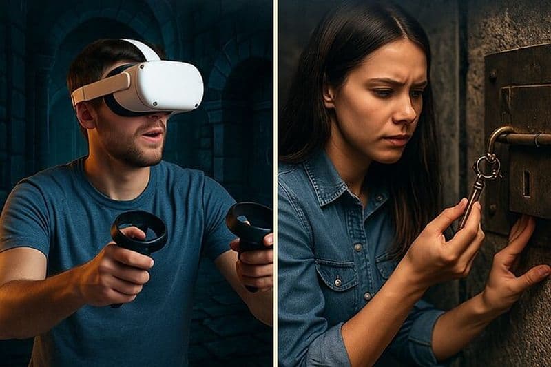 Bundle 1 Heure Vraie Vie Escape Room 1 Heure VR Escape Game