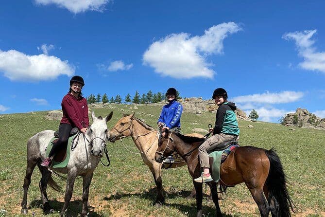 Équitation dans le parc national de Terelj