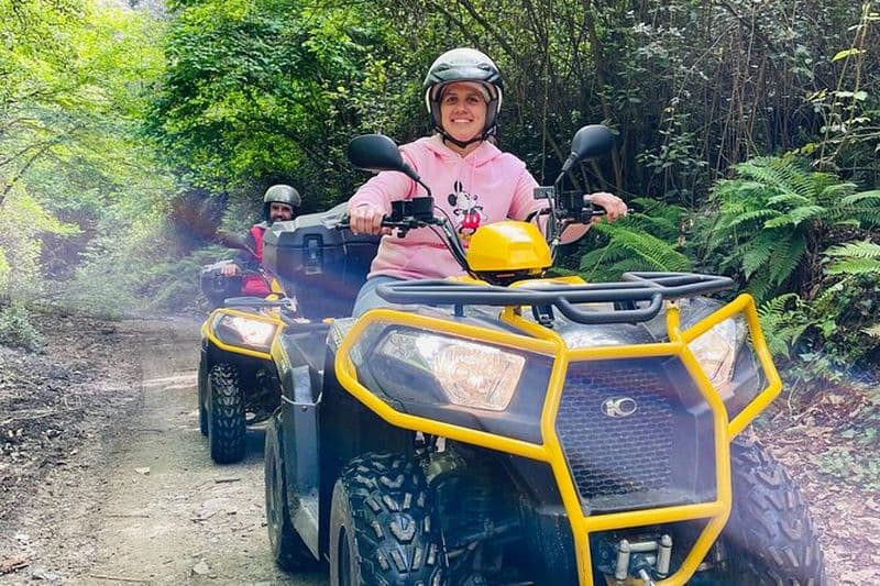 Activité guidée en quad avec et sans permis de conduire