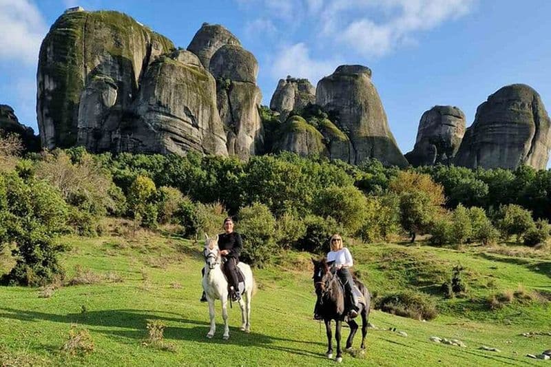 Excursion matinale à cheval aux Météores avec le monastère Ypapanti