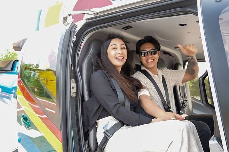 Visite des chutes du Niagara au Canada, vol en hélicoptère et déjeuner dans la tour Skylon