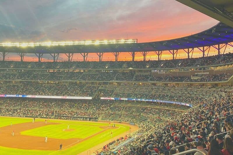 Match de baseball des Braves d'Atlanta au Truist Park