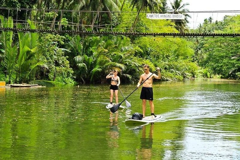 Bohol Journée complète de stand up paddle sur la rivière Abatan avec déjeuner