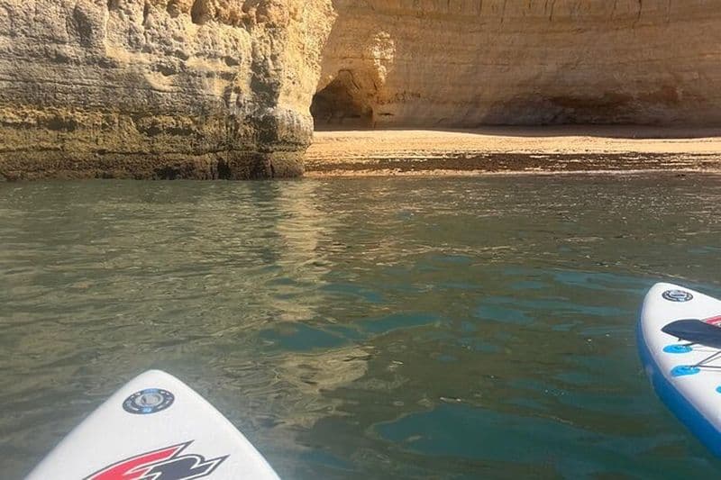 SUP Grottes de Benagil depuis la plage de Carvalho