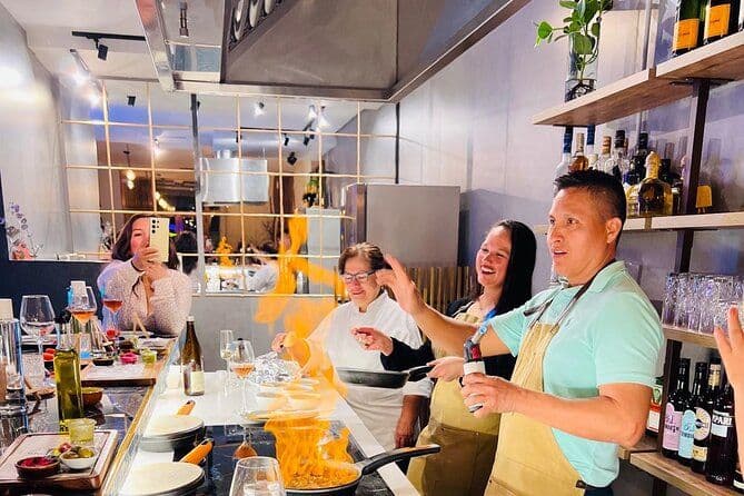 Cours de cuisine espagnole Palma repas+boissons 7 plats Repas complets