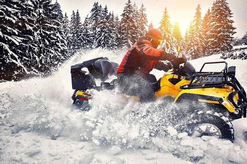 Balade en quad dans le cercle polaire au départ de Rovaniemi