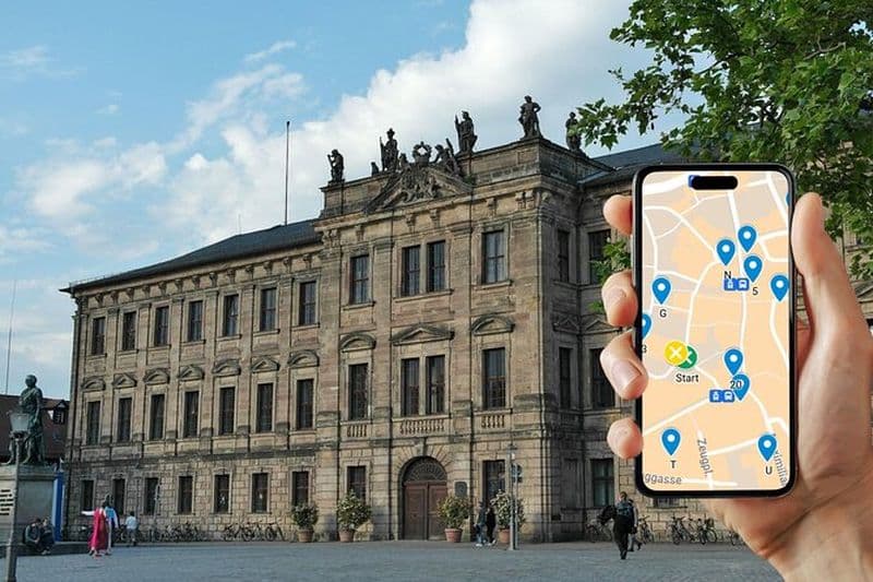 Chasse au trésor autoguidée et rallye urbain à Erlangen