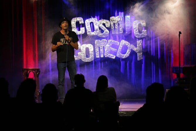 Spectacle d'humour Anglais avec pizza et tournages dans le centre de Berlin