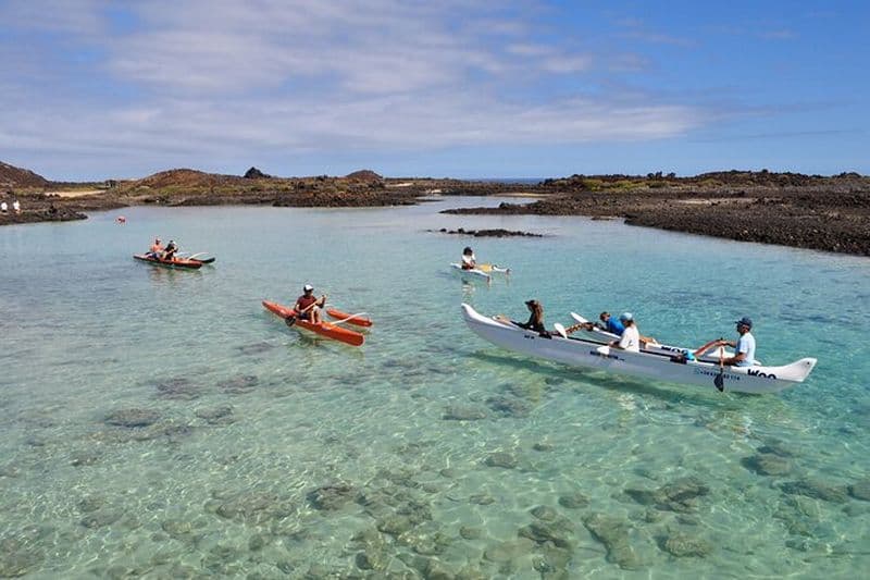 Excursion en Pirogue Hawaïenne, en Kayak et Surfski