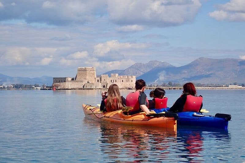 Kayak de mer Nafplio - Visite des châteaux médiévaux