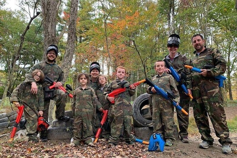 Paintball dans les Pocono Mountains en Pennsylvanie