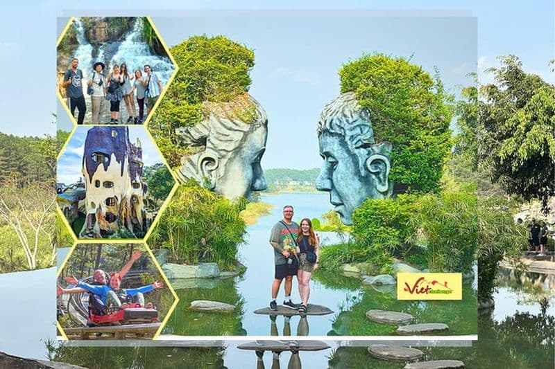 Da Lat: Demi-journée Matin - Tunnel d'argile, Crazy House, Datanla Fall