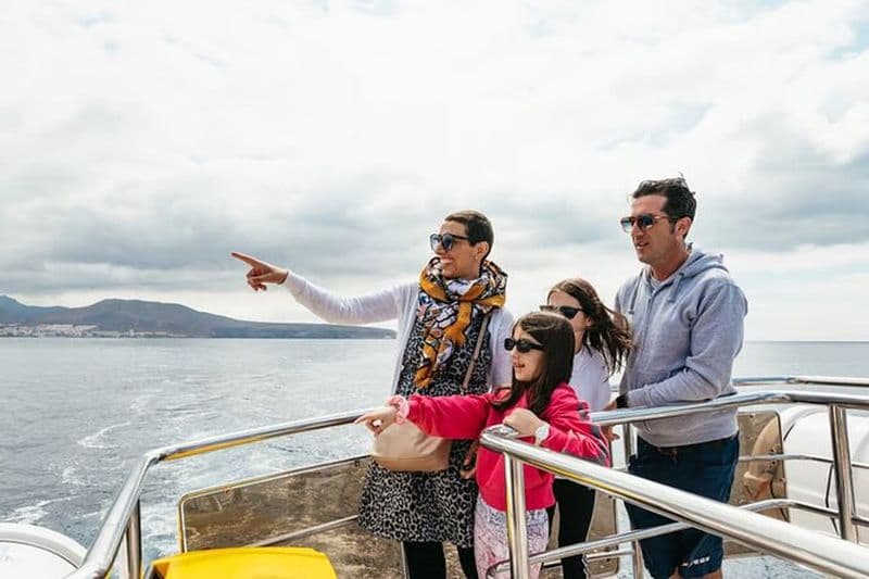 Tenerife Los Cristianos: éco-yacht baleine et dauphin et arrêt de baignade