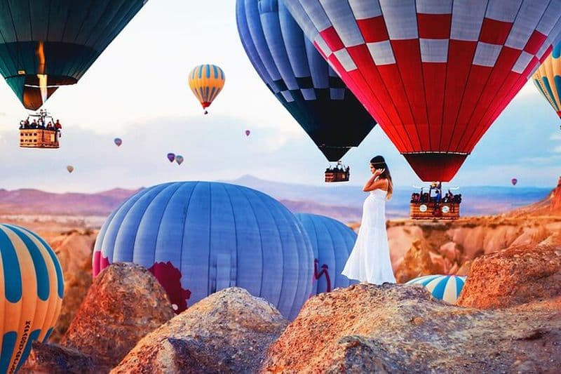 Voyage en Cappadoce de 3 jours incluant une balade en ballon et à cheval